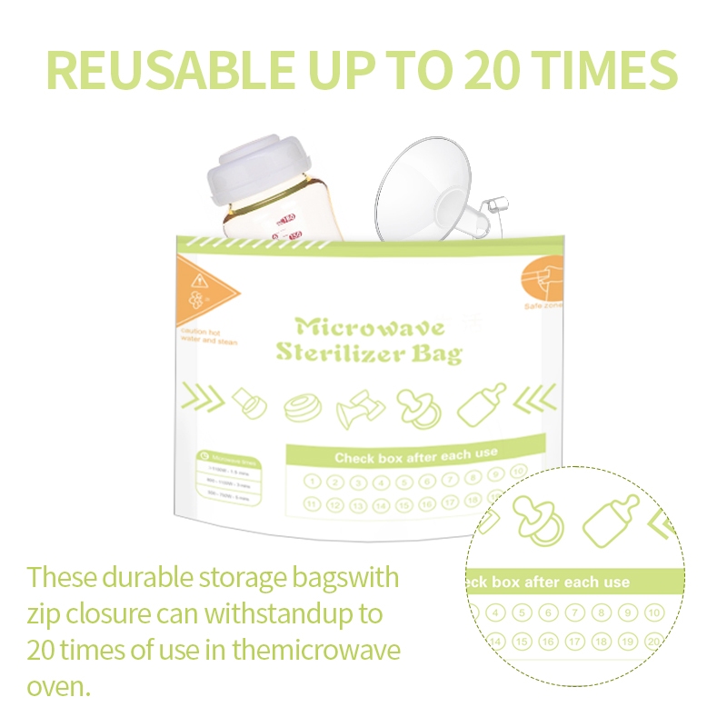 10 шт. многоразовых пакетов дл – обзор и цена Zwitsal Baby Products